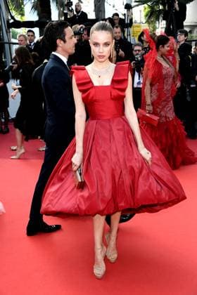 76th Cannes Film Festival 2023, evening 6 - red carpet of the film Firebrand (Le Jeu De La Reine) In the photo: Xenia Tchoumi  Copyright: xAlbertoxTerenghix xipa-agency.nex xPoolxPhotoxEventsx01x IPA_IPA38105264