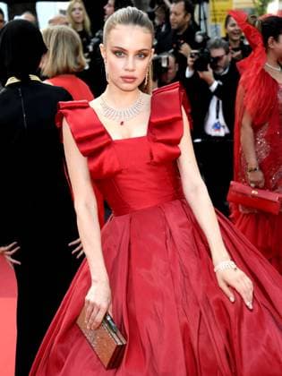 76th Cannes Film Festival 2023, evening 6 - red carpet of the film Firebrand (Le Jeu De La Reine) In the photo: Xenia Tchoumi  Copyright: xAlbertoxTerenghix xipa-agency.nex xPoolxPhotoxEventsx01x IPA_IPA38105349