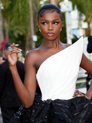 76th Cannes Film Festival 2023, evening 6 - red carpet of the film Firebrand (Le Jeu De La Reine) - Pictured: Leomie Anderson  Copyright: xManuelexMangiarottix xipa-agencyx xPoolxPhotoxEventsx01x IPA_IPA38106378