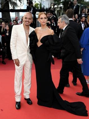 76th Cannes Film Festival 2023, evening 6 - red carpet of the film Firebrand (Le Jeu De La Reine) Pictured: Ashlee Simpson, Evan Ross  Copyright: xAlbertoxTerenghix xipa-agency.nex xPoolxPhotoxEventsx01x IPA_IPA38107358