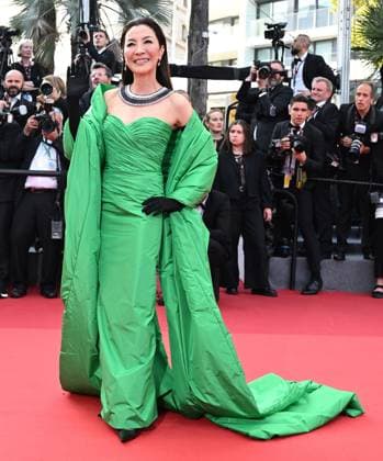 Malaysian actress Michelle Yeoh attends the premiere of Firebrand at the 76th Cannes Film Festival at Palais des Festivals in Cannes, France on Sunday, May 21, 2023.  CAN20230521193 RUNExHELLESTAD