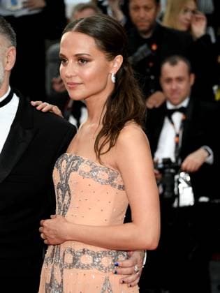 76th Cannes Film Festival 2023, evening 6 - red carpet of the film Firebrand (Le Jeu De La Reine) In the photo: Alicia Vikander  Copyright: xAlbertoxTerenghix xipa-agency.nex xPoolxPhotoxEventsx01x IPA_IPA38109243