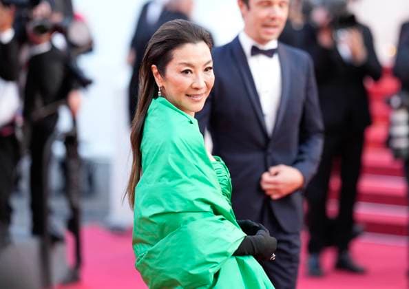 The Firebrand Red Carpet Premiere at the 76th Edition of the Cannes Film Festival Academy-Award winner Michelle Yeoh attends the movie screening and red carpet event for Firebrand , which is in competition during the 76th edition of the Cannes Film Festival on May 21 2023, in Cannes, France Cannes Palace of Festivals and Congresses of Cannes Cannes France Copyright: xAlexandraxFechetex _ADR1286