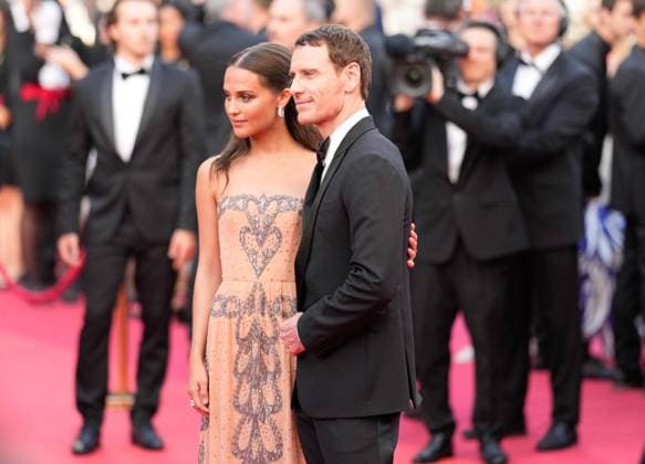 May 21, 2023, Cannes, Cannes, France: Actress Alicia Vikander and husband Michael Fassbender attend the movie screening and red carpet event for Firebrand , which is in competition during the 76th edition of the Cannes Film Festival on May 21 2023, in Cannes, France (c) IMAGO Images Cannes France - ZUMAf151 20230521_zsp_f151_002 Copyright: xAlexandraxFechetex