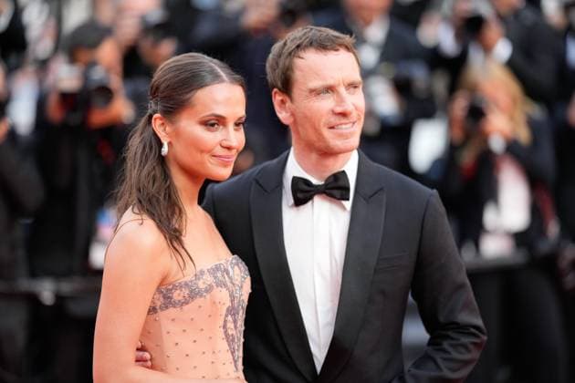 May 21, 2023, Cannes, Cannes, France: Actress Alicia Vikander and husband Michael Fassbender attend the movie screening and red carpet event for Firebrand , which is in competition during the 76th edition of the Cannes Film Festival on May 21 2023, in Cannes, France (c) IMAGO Images Cannes France - ZUMAf151 20230521_zsp_f151_009 Copyright: xAlexandraxFechetex