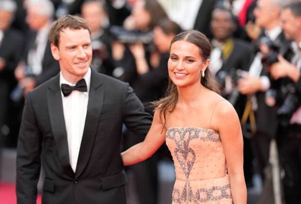 May 21, 2023, Cannes, Cannes, France: Actress Alicia Vikander and husband Michael Fassbender attend the movie screening and red carpet event for Firebrand , which is in competition during the 76th edition of the Cannes Film Festival on May 21 2023, in Cannes, France (c) IMAGO Images Cannes France - ZUMAf151 20230521_zsp_f151_003 Copyright: xAlexandraxFechetex