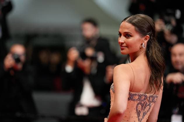 May 21, 2023, Cannes, Cannes, France: Actress ALICIA VIKANDER attends the screening and red carpet event for the movie Firebrand , directed by Karim AoÂ¯nouz, which is in competition, during the 76th annual Cannes film festival at Palais des Festivals on May 21, 2023 in Cannes, France. Cannes France - ZUMAf151 20230521_zsp_f151_036 Copyright: xAlexandraxFechetex