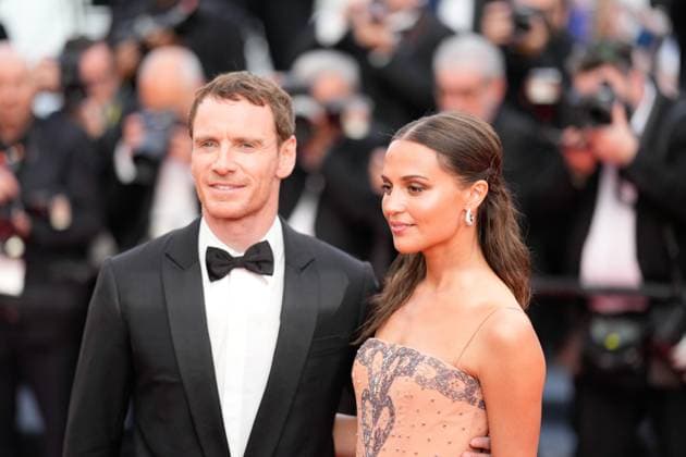 May 21, 2023, Cannes, Cannes, France: Actress Alicia Vikander and husband Michael Fassbender attend the movie screening and red carpet event for Firebrand , which is in competition during the 76th edition of the Cannes Film Festival on May 21 2023, in Cannes, France (c) IMAGO Images Cannes France - ZUMAf151 20230521_zsp_f151_057 Copyright: xAlexandraxFechetex