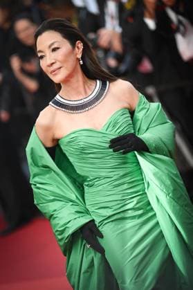 Internationale Filmfestspiele von Cannes, Firebrand Premiere 76e Festival International du film de Cannes. Montee du film Firebrand - Le jeu de la reine - 76th International Cannes Film Festival. Red carpet of Firebrand - Le jeu de la reine - Michelle Yeoh 292338 2023-05-21  Copyright: xLionelxGuericolas MPPx STAR_292338_081