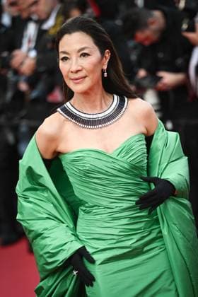 Internationale Filmfestspiele von Cannes, Firebrand Premiere 76e Festival International du film de Cannes. Montee du film Firebrand - Le jeu de la reine - 76th International Cannes Film Festival. Red carpet of Firebrand - Le jeu de la reine - Michelle Yeoh 292338 2023-05-21  Copyright: xLionelxGuericolas MPPx STAR_292338_084