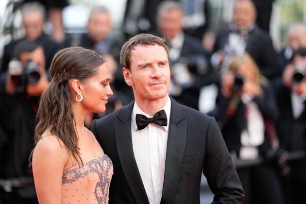 May 21, 2023, Cannes, Cannes, France: Actress Alicia Vikander and husband Michael Fassbender attend the movie screening and red carpet event for Firebrand , which is in competition during the 76th edition of the Cannes Film Festival on May 21 2023, in Cannes, France (c) IMAGO Images Cannes France - ZUMAf151 20230521_zsp_f151_053 Copyright: xAlexandraxFechetex