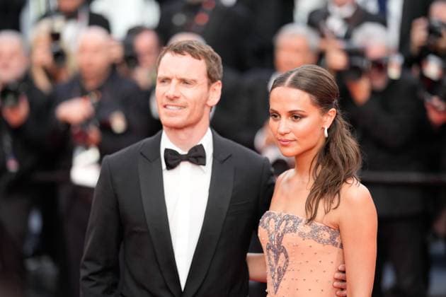 May 21, 2023, Cannes, Cannes, France: Actress Alicia Vikander and husband Michael Fassbender attend the movie screening and red carpet event for Firebrand , which is in competition during the 76th edition of the Cannes Film Festival on May 21 2023, in Cannes, France (c) IMAGO Images Cannes France - ZUMAf151 20230521_zsp_f151_055 Copyright: xAlexandraxFechetex
