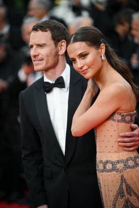 Internationale Filmfestspiele von Cannes, Firebrand Premiere 76e Festival International du film de Cannes. Montee du film Firebrand - Le jeu de la reine - 76th International Cannes Film Festival. Red carpet of Firebrand - Le jeu de la reine - Alicia Vikander , Michael Fassbender 292338 2023-05-21  Copyright: xLionelxGuericolas MPPx STAR_292338_102