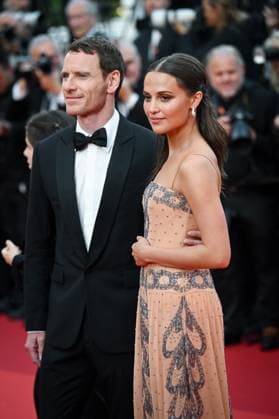 Internationale Filmfestspiele von Cannes, Firebrand Premiere 76e Festival International du film de Cannes. Montee du film Firebrand - Le jeu de la reine - 76th International Cannes Film Festival. Red carpet of Firebrand - Le jeu de la reine - Alicia Vikander , Michael Fassbender 292338 2023-05-21  Copyright: xLionelxGuericolas MPPx STAR_292338_103