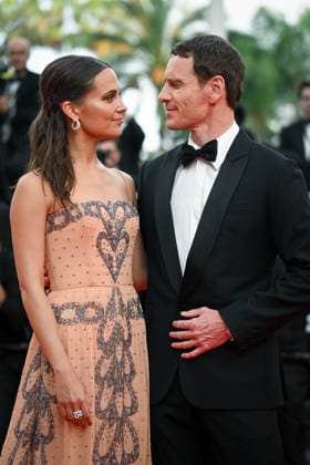 Internationale Filmfestspiele von Cannes, Firebrand Premiere 76e Festival International du film de Cannes. Montee du film Firebrand - Le jeu de la reine - 76th International Cannes Film Festival. Red carpet of Firebrand - Le jeu de la reine - Alicia Vikander , Michael Fassbender 292338 2023-05-21  Copyright: xLionelxGuericolas MPPx STAR_292338_107