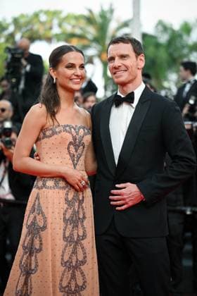 Internationale Filmfestspiele von Cannes, Firebrand Premiere 76e Festival International du film de Cannes. Montee du film Firebrand - Le jeu de la reine - 76th International Cannes Film Festival. Red carpet of Firebrand - Le jeu de la reine - Alicia Vikander , Michael Fassbender 292338 2023-05-21  Copyright: xLionelxGuericolas MPPx STAR_292338_109