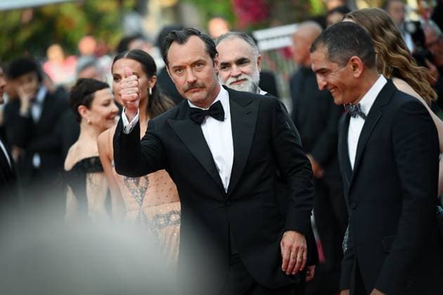 Internationale Filmfestspiele von Cannes, Firebrand Premiere 76e Festival International du film de Cannes. Montee du film Firebrand - Le jeu de la reine - 76th International Cannes Film Festival. Red carpet of Firebrand - Le jeu de la reine - Jude Law 292338 2023-05-21  Copyright: xLionelxGuericolas MPPx STAR_292338_112