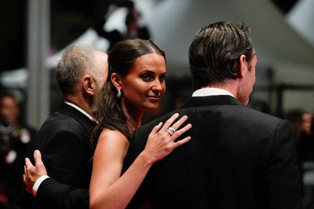 May 21, 2023, Cannes, Cannes, France: Actress ALICIA VIKANDER attends the screening and red carpet event for the movie Firebrand , directed by Karim AoÂ¯nouz, which is in competition, during the 76th annual Cannes film festival at Palais des Festivals on May 21, 2023 in Cannes, France. Cannes France - ZUMAf151 20230521_zsp_f151_038 Copyright: xAlexandraxFechetex