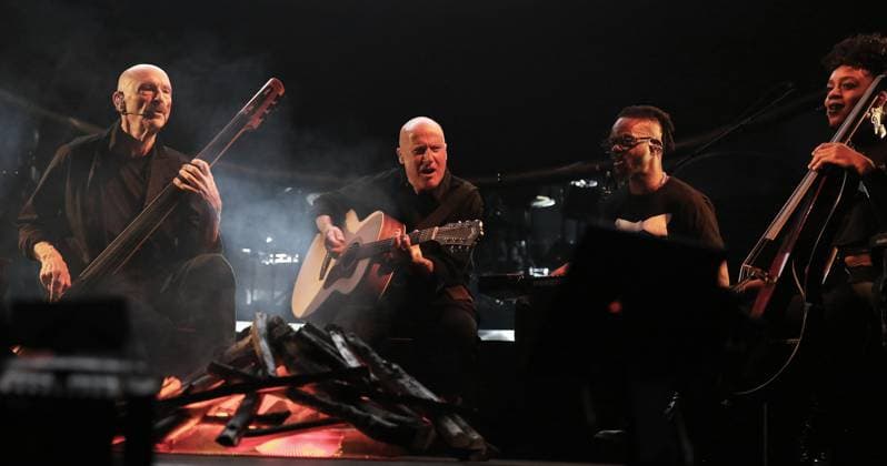 Tony Levin,Manu Katche ,David Rhodes of Peter Gabriel band performs at Mediolanum Forum of Assago on May 21,2023 in Milan,Italy  Copyright: xClaudioxVeneronix xipa-agency.nex xClaudioxVeneronix IPA_IPA38111288