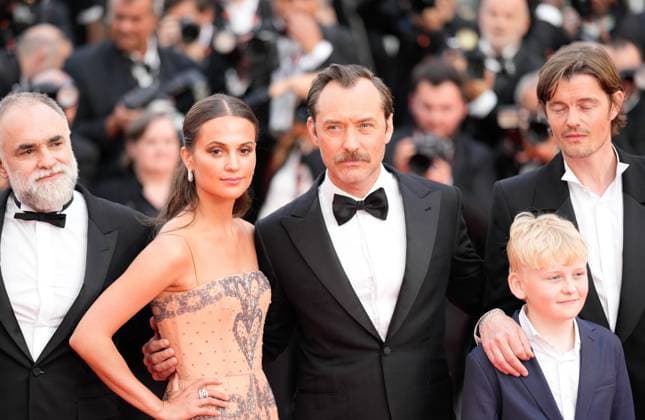 May 21, 2023, Cannes, Cannes, France: Actress ALICIA VIKANDER and actor JUDE LAW attend the screening and red carpet event for the movie Firebrand , directed by Karim AoÂ¯nouz, which is in competition, during the 76th annual Cannes film festival at Palais des Festivals on May 21, 2023 in Cannes, France. Cannes France - ZUMAf151 20230521_zsp_f151_043 Copyright: xAlexandraxFechetex