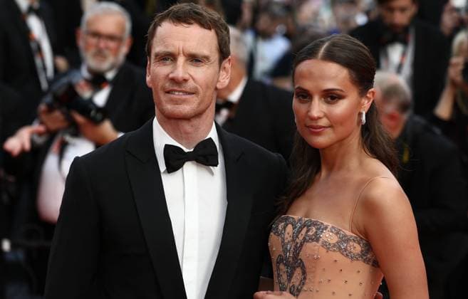 May 21, 2023, Cannes, Cote d Azur, France: MICHAEL FASSBENDER and ALICIA VIKANDER attend the screening of Firebrand during the 76th Annual Cannes Film Festival at Palais des Festivals on May 21, 2023 in Cannes, France Cannes France - ZUMAc179 20230521_zep_c179_234 Copyright: xMickaelxChavetx