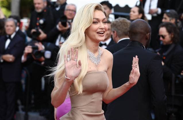 May 21, 2023, Cannes, Cote d Azur, France: GIGI HADID attends the screening of Firebrand during the 76th Annual Cannes Film Festival at Palais des Festivals on May 21, 2023 in Cannes, France Cannes France - ZUMAc179 20230521_zep_c179_259 Copyright: xMickaelxChavetx