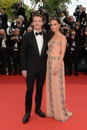 Internationale Filmfestspiele von Cannes, Firebrand Premiere May 21, 2023, CANNES, France: CANNES, FRANCE - MAY 21: Michael Fassbender and Alicia Vikander attend the Firebrand (Le Jeu De La Reine) red carpet during the 76th annual Cannes film festival at Palais des Festivals on May 21, 2023 in Cannes, France. CANNES France - ZUMAi09_ 20230521_zaf_i09_065 Copyright: xFrederickxInjimbertx