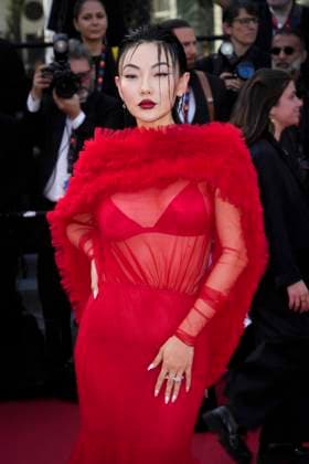 Internationale Filmfestspiele von Cannes, Firebrand Premiere Firebrand (Le Jeu De La Reine) Red Carpet - The 76th Annual Cannes Film Festival Jessica Wang attend the Firebrand (Le Jeu De La Reine) red carpet during the 76th annual Cannes film festival at Palais des Festivals on May 21, 2023 in Cannes, France. Cannes France  Copyright: xDanielexCifalÃ x originalFilename: cifala-notitle230521_npLmU.jpg