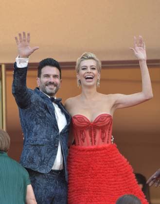 Marc Terenzi and Verena Kerth at the FIREBRAND Premiere 76 Cannes Film Festival 21 05 2023