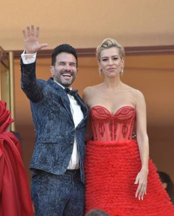 Marc Terenzi and Verena Kerth at the FIREBRAND Premiere 76 Cannes Film Festival 21 05 2023