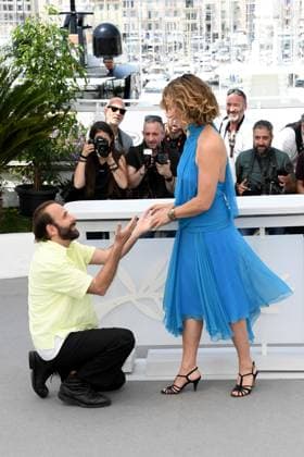 76th Cannes Film Festival 2023, Photocall film Bonnard Pierre and Marthe. Pictured: Cecile De France, Vincent Macaigne  Copyright: xAlbertoxTerenghi PoolxPhotoxEvenx xPoolxPhotoxEventsx01x IPA_IPA38122611