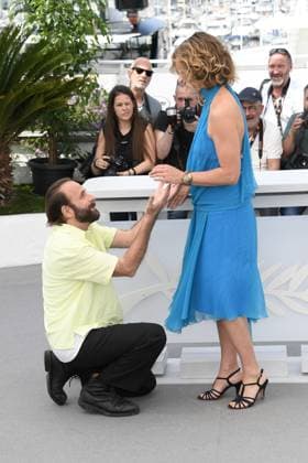 76th Cannes Film Festival 2023, Photocall film Bonnard Pierre and Marthe. Pictured: Cecile De France, Vincent Macaigne  Copyright: xAlbertoxTerenghi PoolxPhotoxEvenx xPoolxPhotoxEventsx01x IPA_IPA38122615
