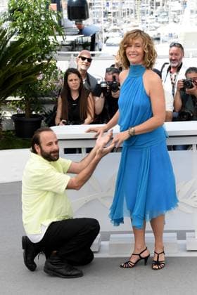 76th Cannes Film Festival 2023, Photocall film Bonnard Pierre and Marthe. Pictured: Cecile De France, Vincent Macaigne  Copyright: xAlbertoxTerenghi PoolxPhotoxEvenx xPoolxPhotoxEventsx01x IPA_IPA38122617