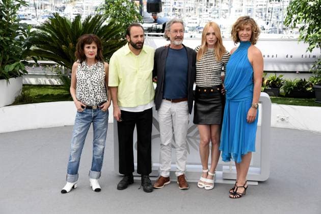 76th Cannes Film Festival 2023, Photocall film Bonnard Pierre and Marthe. Pictured: CÃ cile De France, Vincent Macaigne, Martin Provost, Anouk Grinberg, Stacy Martin  Copyright: xAlbertoxTerenghi PoolxPhotoxEvenx xPoolxPhotoxEventsx01x IPA_IPA38122626