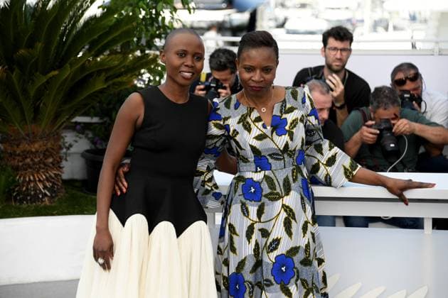 76th Cannes Film Festival 2023, Photocall film Augure (Omen) . Pictured: Eliane Umuhire, Yves-Marina Gnahoua  Copyright: xAlbertoxTerenghi PoolxPhotoxEvenx xPoolxPhotoxEventsx01x IPA_IPA38123230