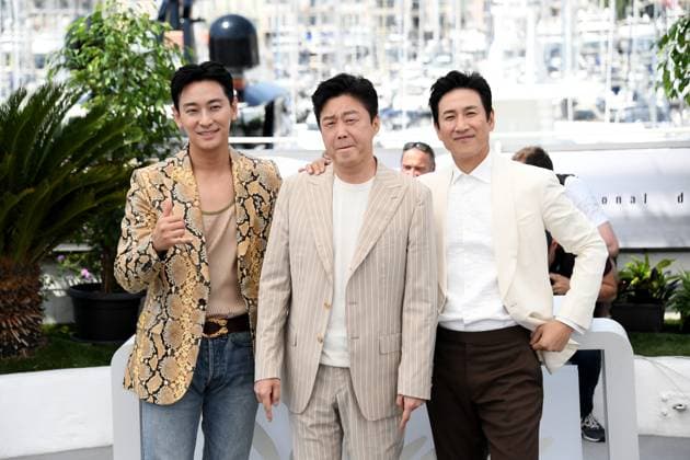 76th Cannes Film Festival 2023, Photocall film Project Silence . Pictured: Ju Ji-hun, Kim Hee-won, Lee Sun-kyun  Copyright: xAlbertoxTerenghi PoolxPhotoxEvenx xPoolxPhotoxEventsx01x IPA_IPA38123848