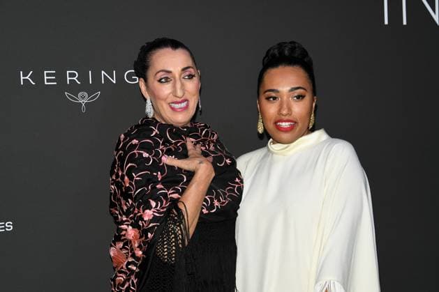 Rossy de Palma and Luna Garcia - 2023 Kering Women in Motion Award during the 76th annual Cannes film festival in Cannes, France. CELEBRITES : 76eme festival international de Cannes - Tapis rouge - Cannes - 21 05 2023 LionelUrman Panoramic 