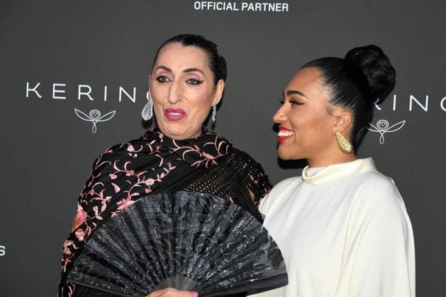 Rossy de Palma and Luna Garcia - 2023 Kering Women in Motion Award during the 76th annual Cannes film festival in Cannes, France. CELEBRITES : 76eme festival international de Cannes - Tapis rouge - Cannes - 21 05 2023 LionelUrman Panoramic 