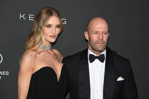 Rosie Huntington-Whiteley and Jason Statham - 2023 Kering Women in Motion Award during the 76th annual Cannes film festival in Cannes, France. CELEBRITES : 76eme festival international de Cannes - Tapis rouge - Cannes - 21 05 2023 LionelUrman Panoramic 