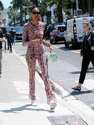 76th Cannes Film Festival 2023, day 7 - Cindy Bruna walking on the croisette  Copyright: xManuelexMangiarottix xipa-agencyx xPoolxPhotoxEventsx01x IPA_IPA38125342