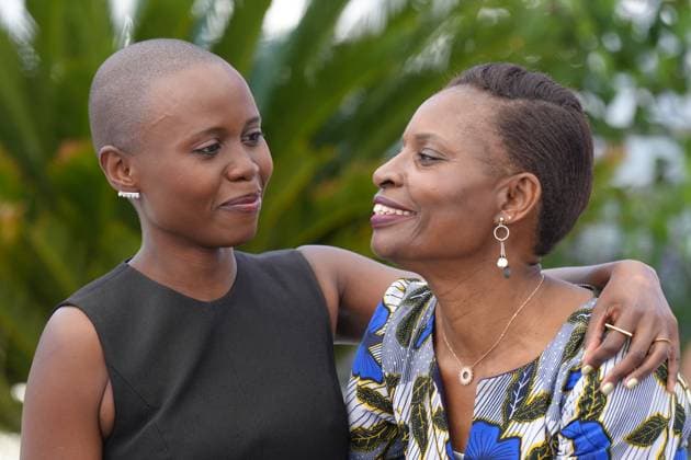 Eliane Umuhire - Yves-Marina Gnahoua CELEBRITES : 76 eme festival de Cannes - Photocall du film Â« Augure (Omen) Â» - Cannes - 22 05 2023 NorbertScanella Panoramic 