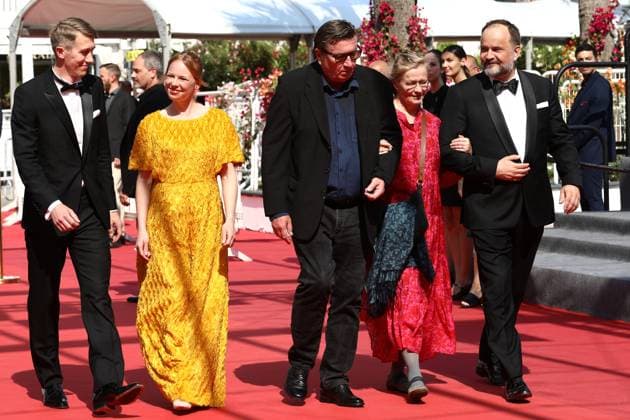 May 22, 2023, Cannes, Cote d Azur, France: Director AKI KAURISMo¦KI attends the screening of Fallen Leaves during the 76th Annual Cannes Film Festival at Palais des Festivals on May 22, 2023 in Cannes, France Cannes France - ZUMAc179 20230522_zep_c179_113 Copyright: xMickaelxChavetx