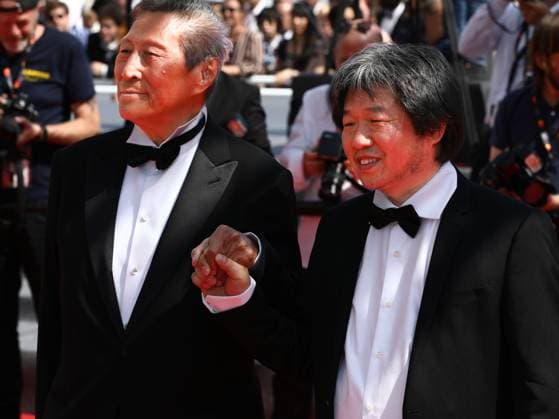 May 22, 2023, Cannes, Cote d Azur, France: WANG XILIN and WANG BING attend the screening of Fallen Leaves during the 76th Annual Cannes Film Festival at Palais des Festivals on May 22, 2023 in Cannes, France Cannes France - ZUMAc179 20230522_zep_c179_125 Copyright: xMickaelxChavetx