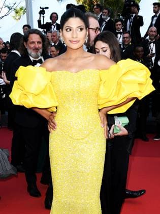 76th Cannes Film Festival 2023, evening 7 - Red Carpet film Club Zero . In the photo Farhana Bodi  Copyright: xSimonexComix xipa-agency.netx xPoolxPhotoxEventsx01x IPA_IPA38131800