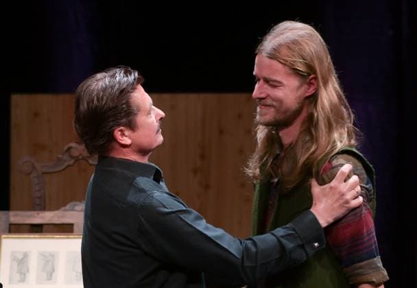 Concert and reading Brahms and the folk music , with the artists opera singer Raphael Fingerlos, actor M
