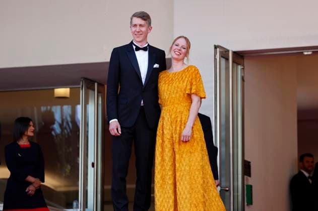 Jussi Vatanen and Alma Pöysti at the premiere of the feature film Kuolleet lehdet Fallen Leaves at the Festival de Cannes 2023 76 Cannes International Film Festival at the Palais des Festivals Cannes, 22 05 2023. Foto:xD.xBedrosianx xFuturexImage