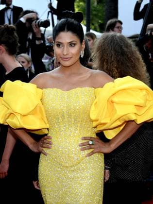 76th Cannes Film Festival 2023, evening 7 - Red Carpet film Club Zero . In the photo Farhana Bodi  Copyright: xAlbertoxTerenghix xipa-agency.nex xPoolxPhotoxEventsx01x IPA_IPA38133284