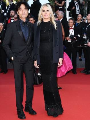 76th Cannes Film Festival 2023, evening 7 - Red Carpet film Club Zero . In the photo: Tiziana Rocca and Giulio Base  Copyright: xSimonexcomix xipa-agency.netx xPoolxPhotoxEventsx01x IPA_IPA38135062