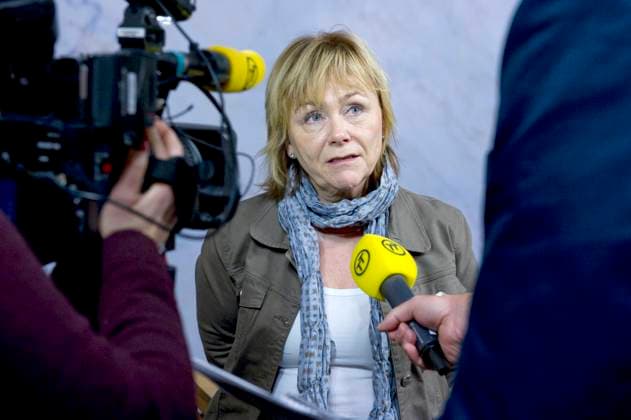 STOCKHOLM 20110318 Justitieminister Beatrice Ask talar vid en presskonferens i Stockholm pa fredagen om resultatet av polisens satsning mot den grova organiserade brottsligheten. Foto Bertil Ericson SCANPIX kod 10000 STOCKHOLM SVERIGE x10000x *** STOCKHOLM 20110318 Minister of Justice Beatrice Ask speaks at a press conference in Stockholm on Friday about the results of the polices efforts to combat serious organized crime Photo Bertil Ericson SCANPIX code 10000 STOCKHOLM SWEDEN x10000x.  Copyright: xBertilxEricsonx xTTx GROV ORGANISERAD BROTTSLIGHET