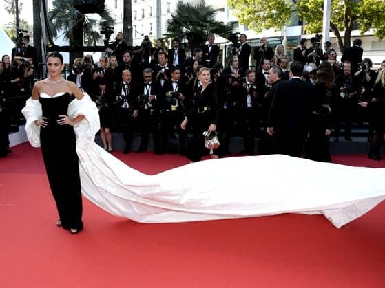 Entertainment Bilder des Tages 76th Cannes Film Festival 2023, evening 7 - Red Carpet film Club Zero . In the photo Marta Lozano  Copyright: xAlbertoxTerenghix xipa-agency.nex xPoolxPhotoxEventsx01x IPA_IPA38135232